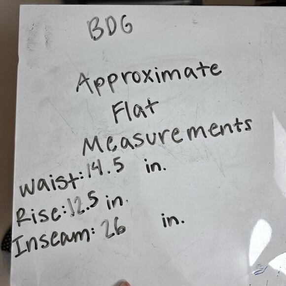 NEW BDG Medium Wash Edie High Rise Super Slim Raw Hem Casual Jeans Size 30 - Picture 10 of 10